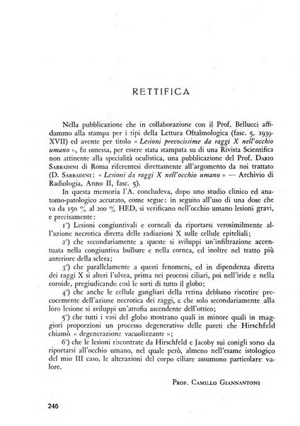 Lettura oftalmologica rivista mensile di oculistica pratica