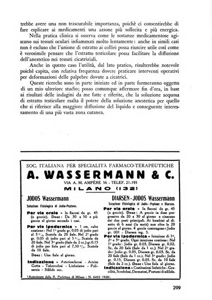 Lettura oftalmologica rivista mensile di oculistica pratica