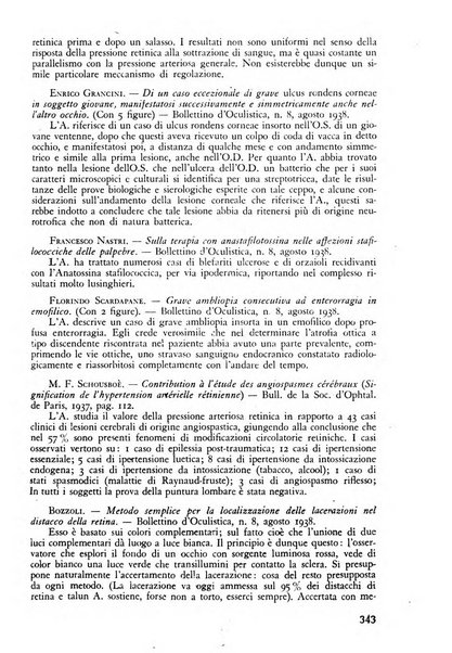 Lettura oftalmologica rivista mensile di oculistica pratica