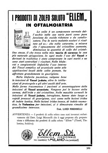 Lettura oftalmologica rivista mensile di oculistica pratica