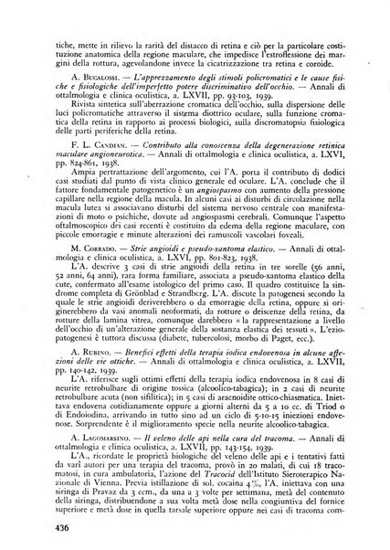 Lettura oftalmologica rivista mensile di oculistica pratica