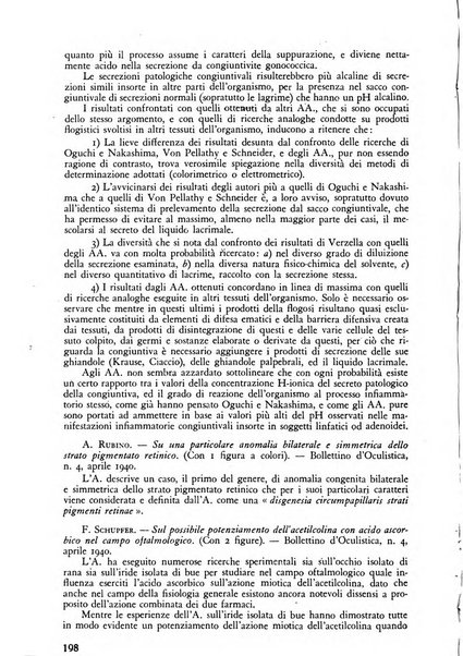 Lettura oftalmologica rivista mensile di oculistica pratica