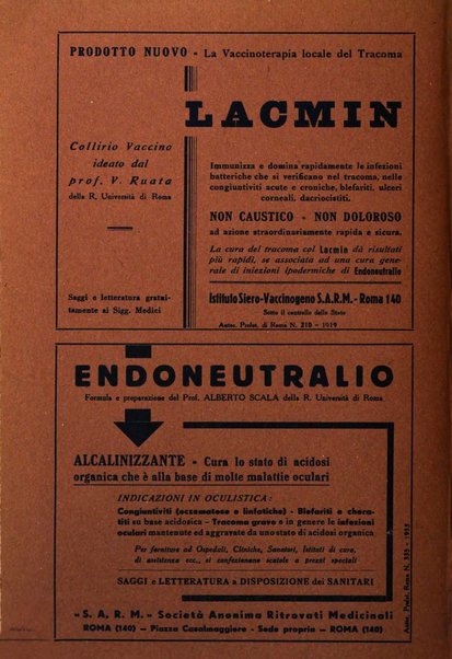 Lettura oftalmologica rivista mensile di oculistica pratica