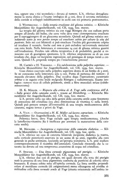 Lettura oftalmologica rivista mensile di oculistica pratica