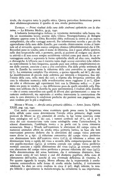 Lettura oftalmologica rivista mensile di oculistica pratica