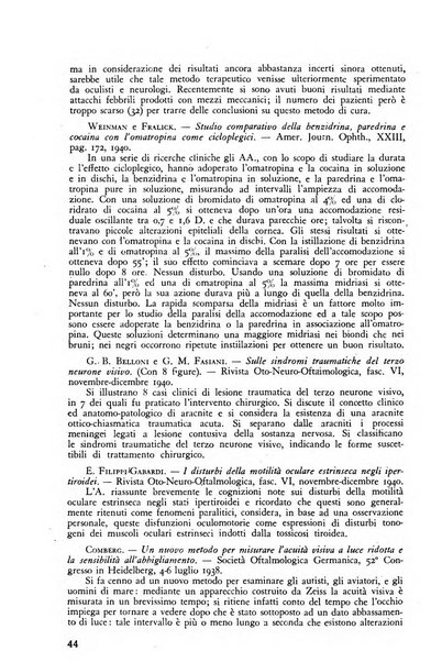 Lettura oftalmologica rivista mensile di oculistica pratica