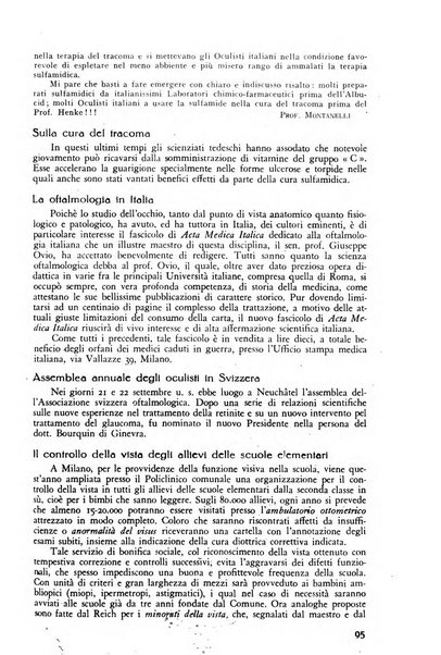 Lettura oftalmologica rivista mensile di oculistica pratica