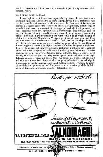 Lettura oftalmologica rivista mensile di oculistica pratica