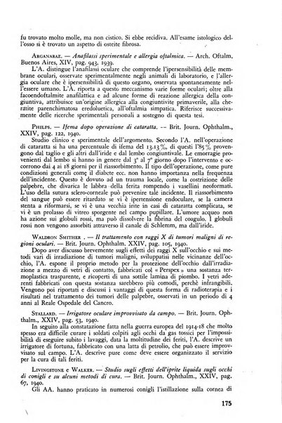 Lettura oftalmologica rivista mensile di oculistica pratica