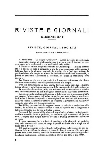 Lettura oftalmologica rivista mensile di oculistica pratica