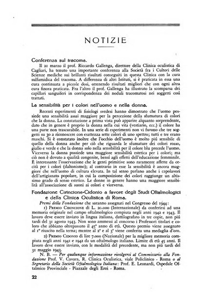 Lettura oftalmologica rivista mensile di oculistica pratica