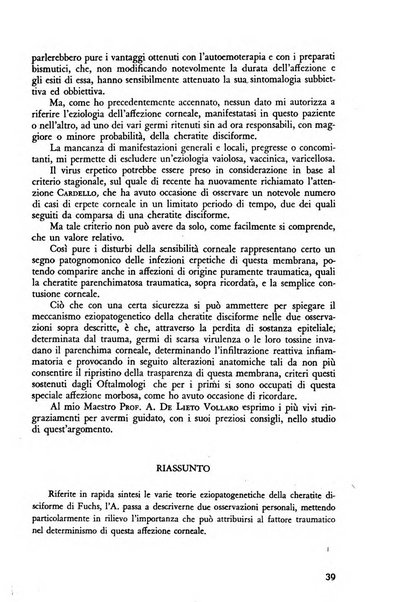 Lettura oftalmologica rivista mensile di oculistica pratica