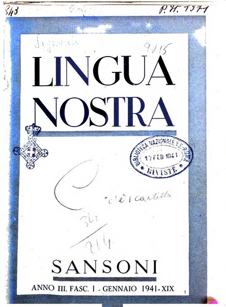 Lingua nostra