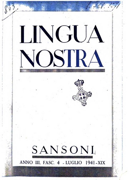 Lingua nostra