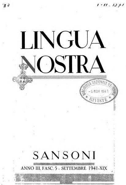 Lingua nostra