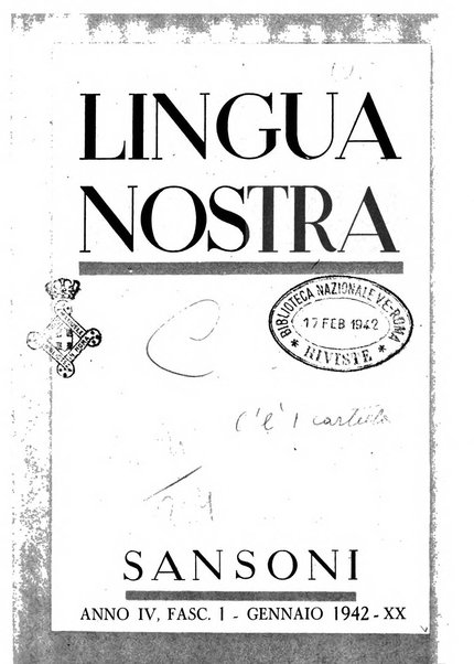 Lingua nostra