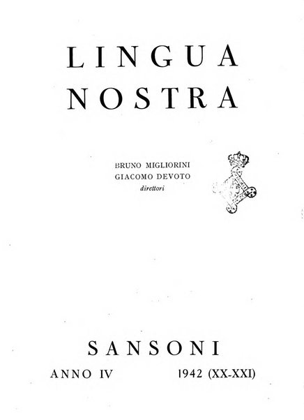 Lingua nostra