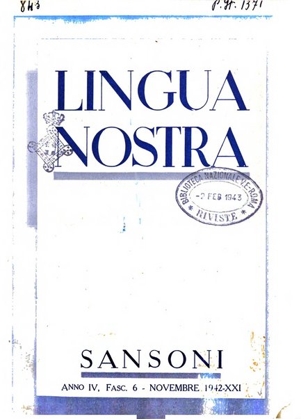 Lingua nostra