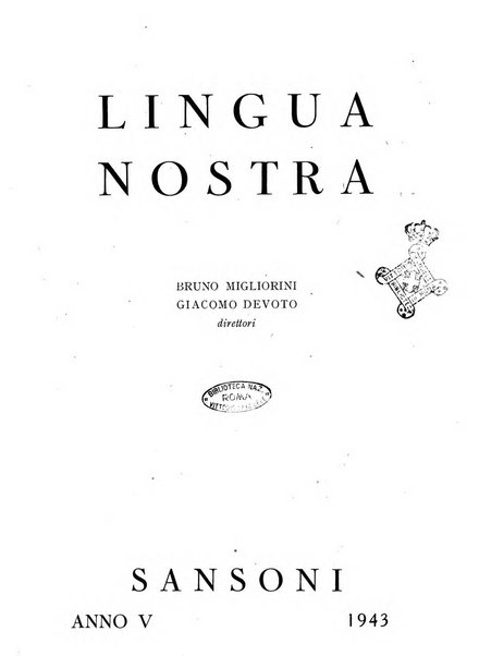 Lingua nostra