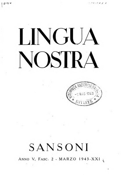 Lingua nostra