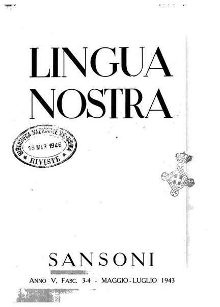 Lingua nostra