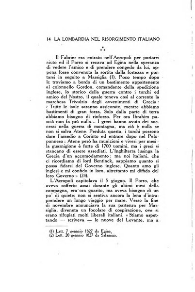 La Lombardia nel Risorgimento italiano bollettino trimestrale del Comitato regionale lombardo della Società nazionale per la storia del Risorgimento italiano