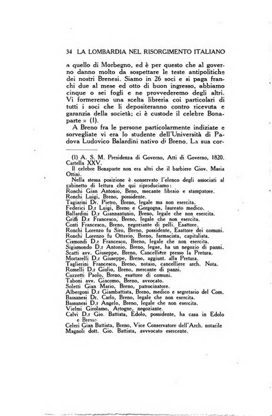 La Lombardia nel Risorgimento italiano bollettino trimestrale del Comitato regionale lombardo della Società nazionale per la storia del Risorgimento italiano