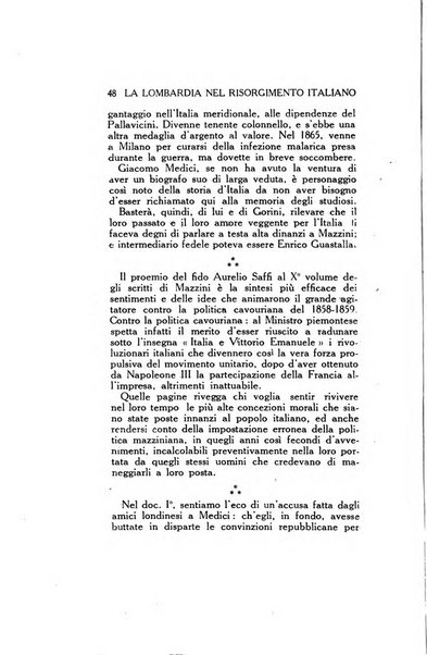 La Lombardia nel Risorgimento italiano bollettino trimestrale del Comitato regionale lombardo della Società nazionale per la storia del Risorgimento italiano