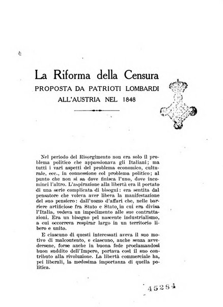 La Lombardia nel Risorgimento italiano bollettino trimestrale del Comitato regionale lombardo della Società nazionale per la storia del Risorgimento italiano