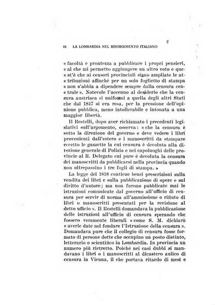 La Lombardia nel Risorgimento italiano bollettino trimestrale del Comitato regionale lombardo della Società nazionale per la storia del Risorgimento italiano