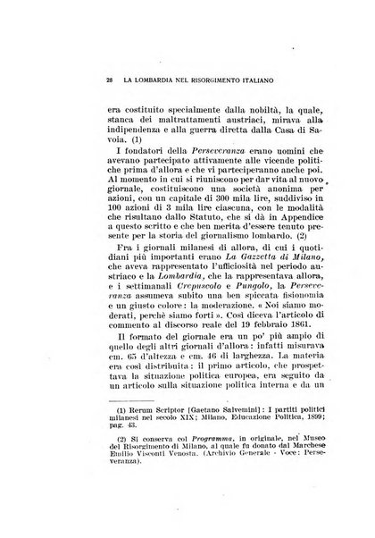 La Lombardia nel Risorgimento italiano bollettino trimestrale del Comitato regionale lombardo della Società nazionale per la storia del Risorgimento italiano