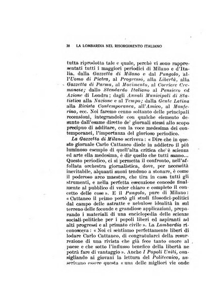 La Lombardia nel Risorgimento italiano bollettino trimestrale del Comitato regionale lombardo della Società nazionale per la storia del Risorgimento italiano