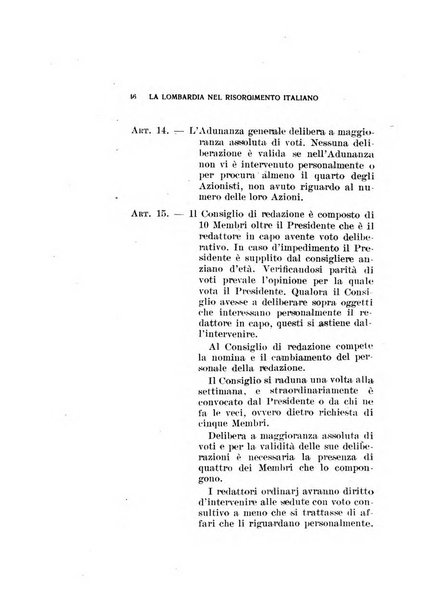 La Lombardia nel Risorgimento italiano bollettino trimestrale del Comitato regionale lombardo della Società nazionale per la storia del Risorgimento italiano