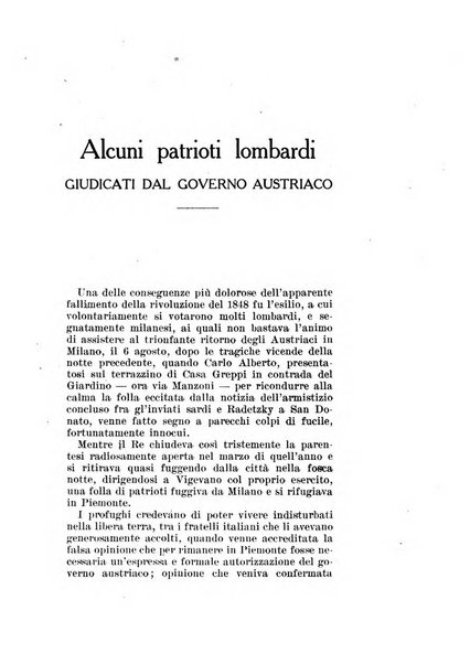 La Lombardia nel Risorgimento italiano bollettino trimestrale del Comitato regionale lombardo della Società nazionale per la storia del Risorgimento italiano