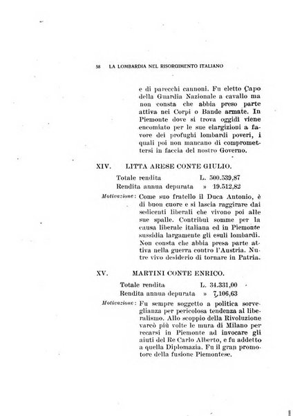 La Lombardia nel Risorgimento italiano bollettino trimestrale del Comitato regionale lombardo della Società nazionale per la storia del Risorgimento italiano