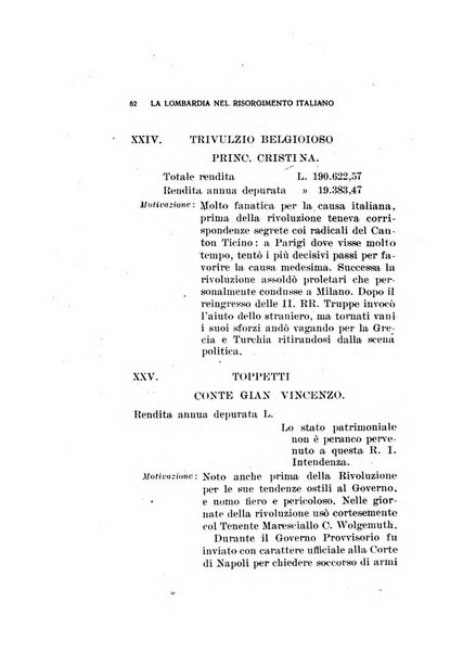 La Lombardia nel Risorgimento italiano bollettino trimestrale del Comitato regionale lombardo della Società nazionale per la storia del Risorgimento italiano