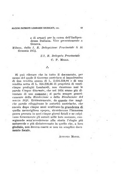 La Lombardia nel Risorgimento italiano bollettino trimestrale del Comitato regionale lombardo della Società nazionale per la storia del Risorgimento italiano