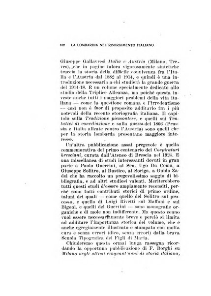 La Lombardia nel Risorgimento italiano bollettino trimestrale del Comitato regionale lombardo della Società nazionale per la storia del Risorgimento italiano