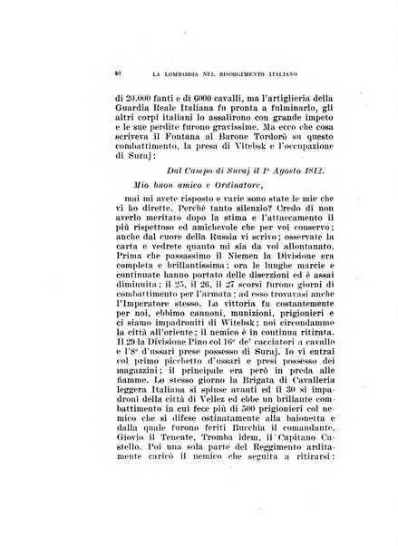 La Lombardia nel Risorgimento italiano bollettino trimestrale del Comitato regionale lombardo della Società nazionale per la storia del Risorgimento italiano