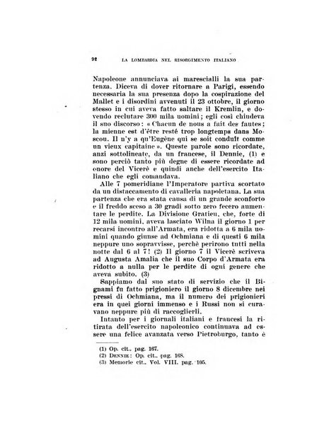 La Lombardia nel Risorgimento italiano bollettino trimestrale del Comitato regionale lombardo della Società nazionale per la storia del Risorgimento italiano