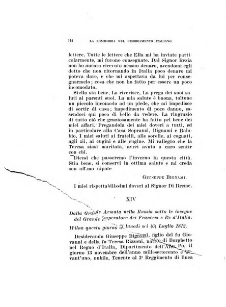 La Lombardia nel Risorgimento italiano bollettino trimestrale del Comitato regionale lombardo della Società nazionale per la storia del Risorgimento italiano