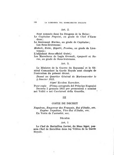 La Lombardia nel Risorgimento italiano bollettino trimestrale del Comitato regionale lombardo della Società nazionale per la storia del Risorgimento italiano