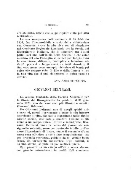 La Lombardia nel Risorgimento italiano bollettino trimestrale del Comitato regionale lombardo della Società nazionale per la storia del Risorgimento italiano