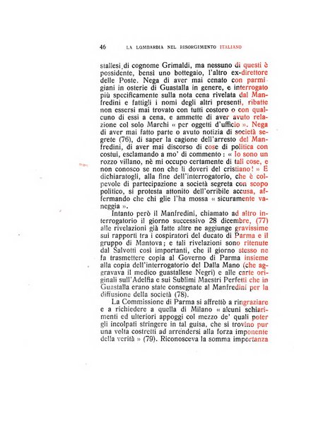 La Lombardia nel Risorgimento italiano bollettino trimestrale del Comitato regionale lombardo della Società nazionale per la storia del Risorgimento italiano