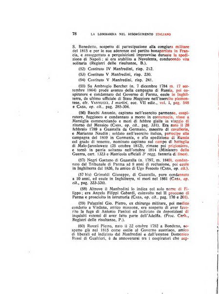 La Lombardia nel Risorgimento italiano bollettino trimestrale del Comitato regionale lombardo della Società nazionale per la storia del Risorgimento italiano