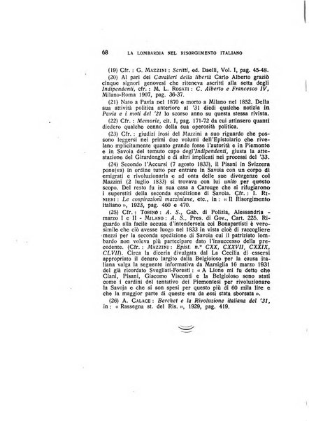 La Lombardia nel Risorgimento italiano bollettino trimestrale del Comitato regionale lombardo della Società nazionale per la storia del Risorgimento italiano