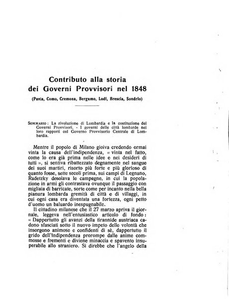 La Lombardia nel Risorgimento italiano bollettino trimestrale del Comitato regionale lombardo della Società nazionale per la storia del Risorgimento italiano