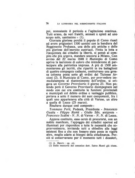 La Lombardia nel Risorgimento italiano bollettino trimestrale del Comitato regionale lombardo della Società nazionale per la storia del Risorgimento italiano