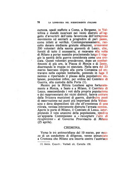 La Lombardia nel Risorgimento italiano bollettino trimestrale del Comitato regionale lombardo della Società nazionale per la storia del Risorgimento italiano