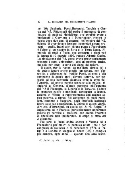 La Lombardia nel Risorgimento italiano bollettino trimestrale del Comitato regionale lombardo della Società nazionale per la storia del Risorgimento italiano